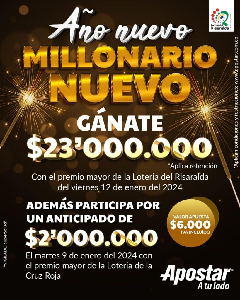 Año nuevo millonario nuevo